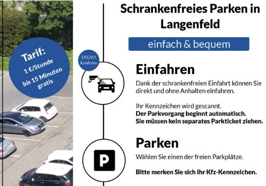 Das neue Parksystem in Langenfeld