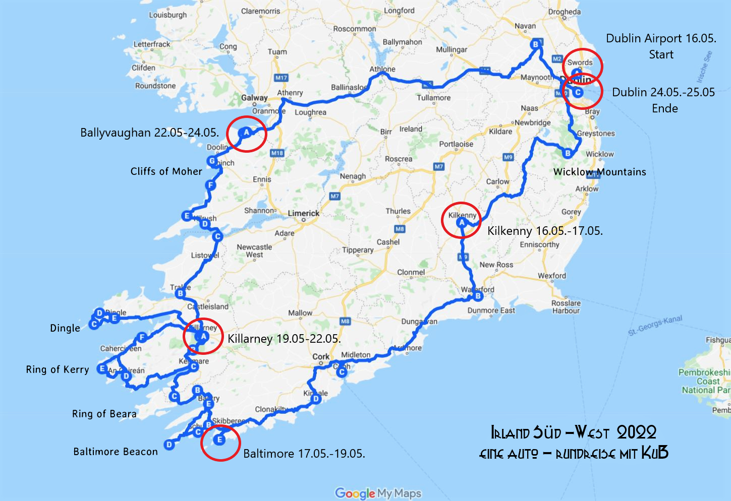 Mehr über den Artikel erfahren Reisezeit: Reise durch Irland