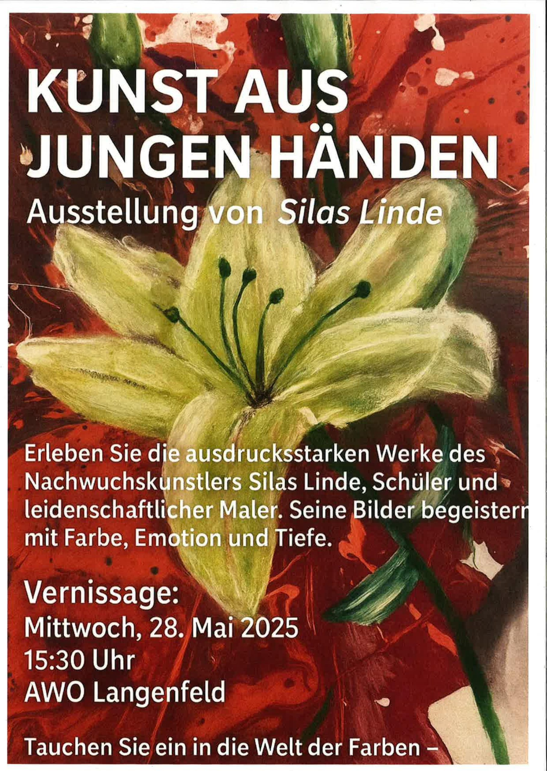 Mehr über den Artikel erfahren Vernissage im Siegfried Dißmann Haus