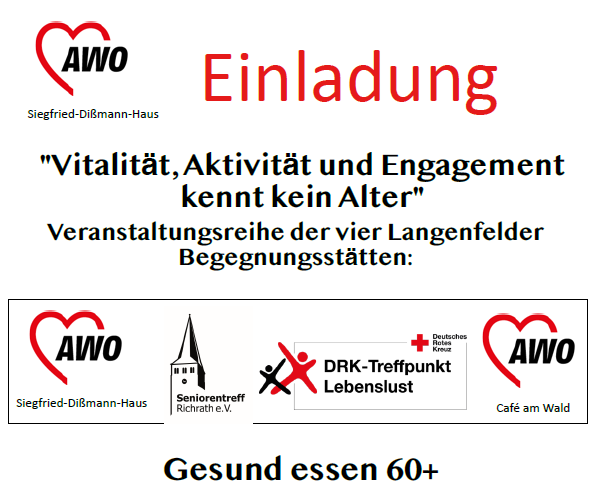 Veranstaltungsreihe: „Vitalität, Aktivität und Engagement kennt kein Alter“